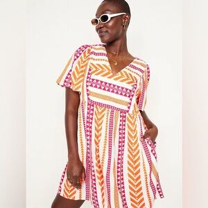 Old Navy Women's Colorful Aztec Dress